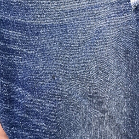 Hollister Embroidered Skinny Distressed MId-Rise Blue Jeans Size 5 - Picture 7 of 14